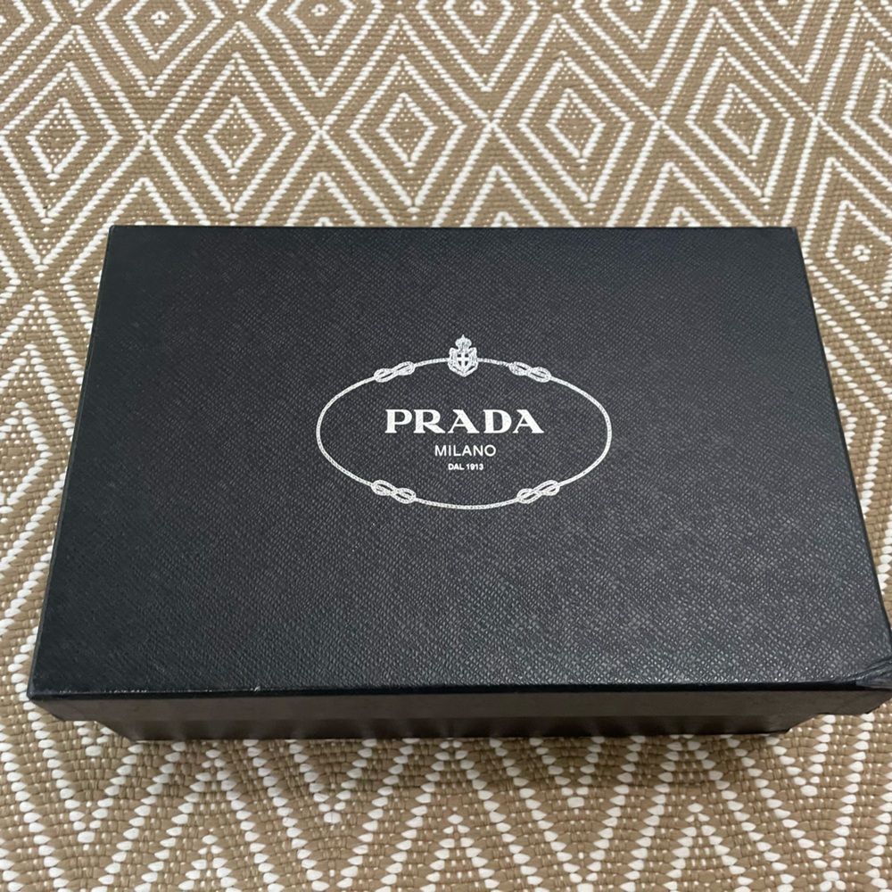 Prada Black Patent Leather Peep-Toe Heels - Picture 10 of 10